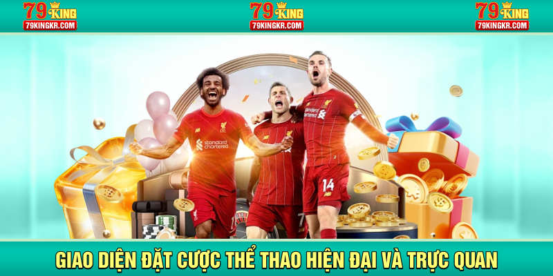 Giao diện đặt cược thể thao hiện đại và trực quan