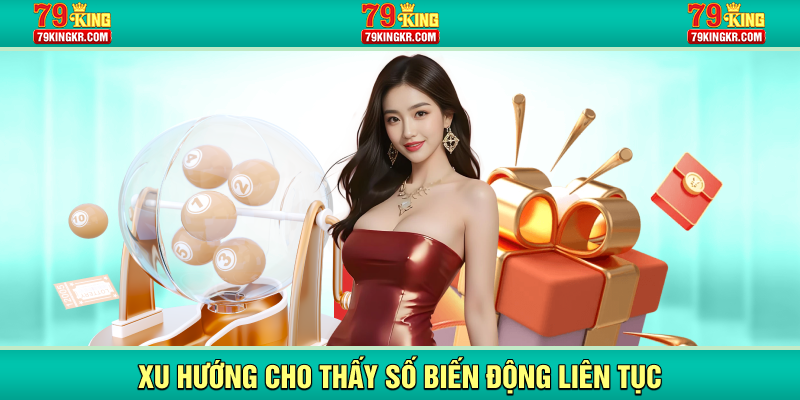 Xu hướng cho thấy số biến động liên tục